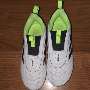 Adidas Goletto White and Black Soccer Shoes